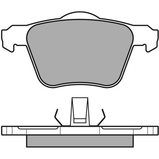 MEYLE Original Brake Pad Set Front 025 241 4119