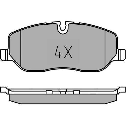 MEYLE Original Brake Pad Set Front 025 241 9118