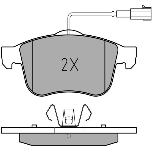 MEYLE Original Brake Pad Set Front 025 243 4019