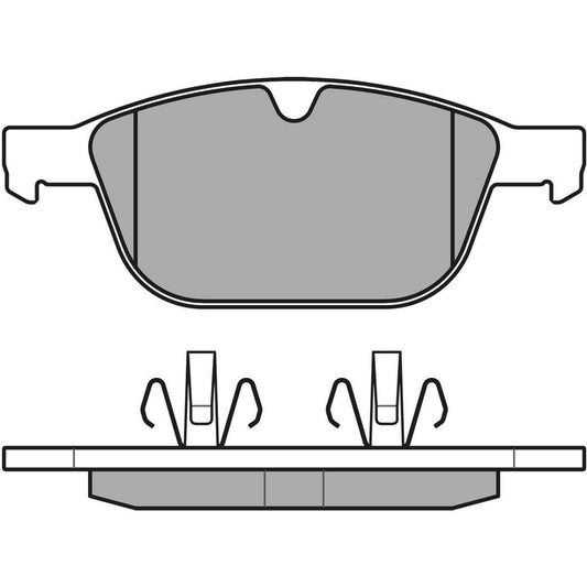 MEYLE Original Brake Pad Set Front 025 243 9920