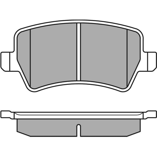 MEYLE Original Brake Pad Set Rear 025 244 9617