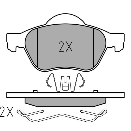 MEYLE Original Brake Pad Set Front 025 245 3518