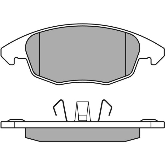 MEYLE Original Brake Pad Set Front 025 245 3818