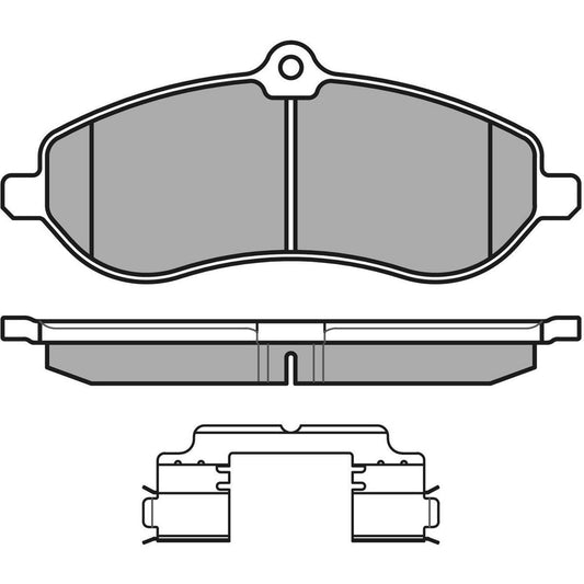 MEYLE Original Brake Pad Set Front 025 245 9518/W