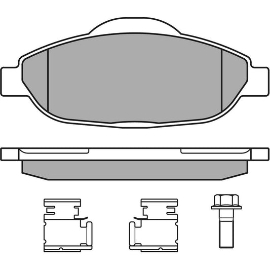 MEYLE Original Brake Pad Set Front 025 246 6017