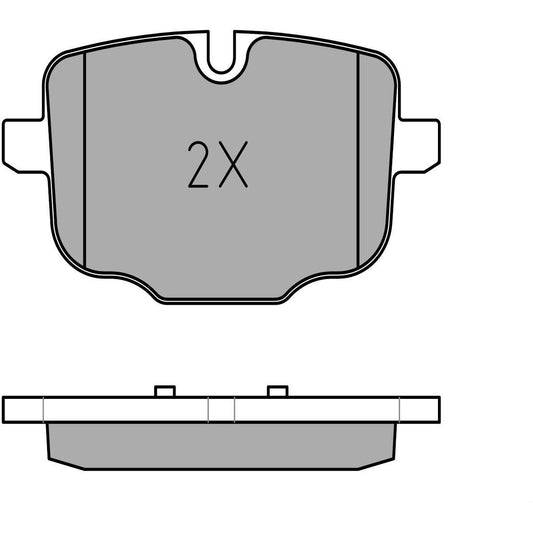MEYLE Original Brake Pad Set Rear 025 247 0318