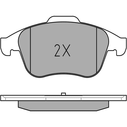 MEYLE Original Brake Pad Set Front 025 247 0917