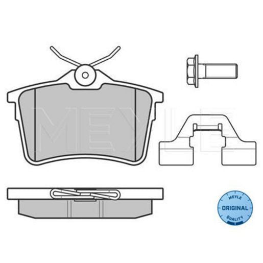 MEYLE Original Brake Pad Set Rear 025 247 6516/W