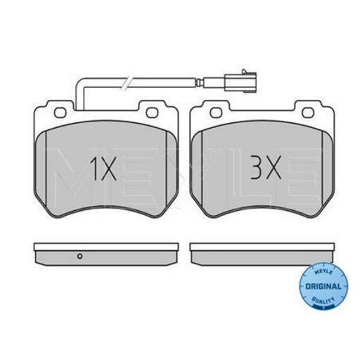 MEYLE Original Brake Pad Set Front 025 248 5215/W