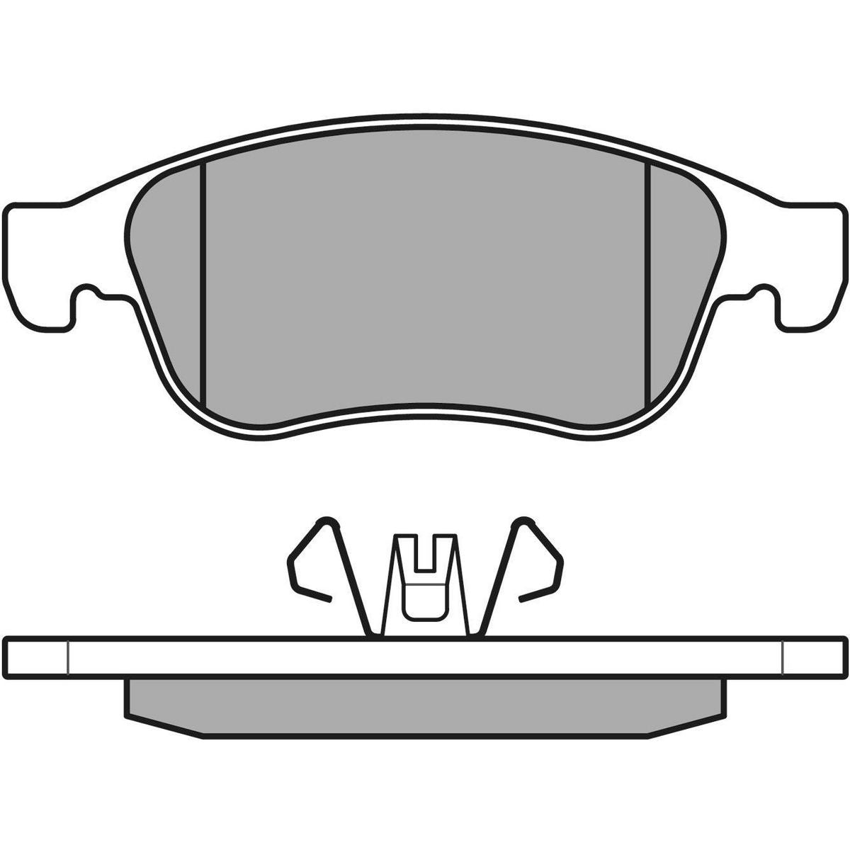 MEYLE Original Brake Pad Set Front 025 249 1418