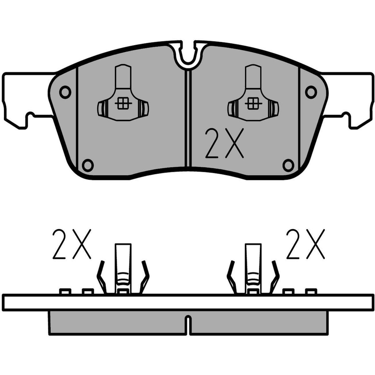 MEYLE Original Brake Pad Set Front 025 251 9021