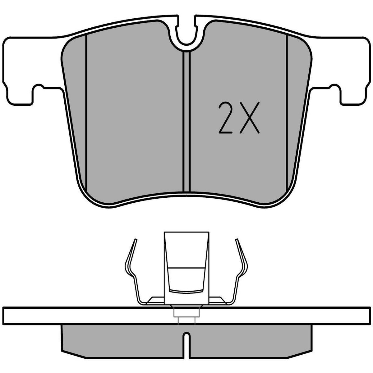 MEYLE Original Brake Pad Set Front 025 251 9919
