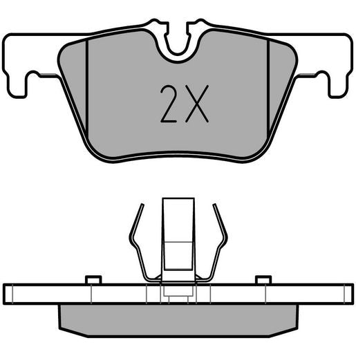 MEYLE Original Brake Pad Set Rear 025 253 0717