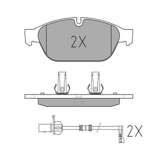 MEYLE PD Brake Pad Set Front 025 261 5820/PD