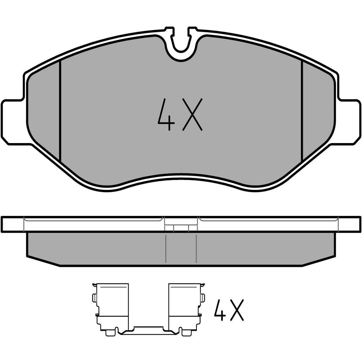 MEYLE Original Brake Pad Set Front 025 291 9220