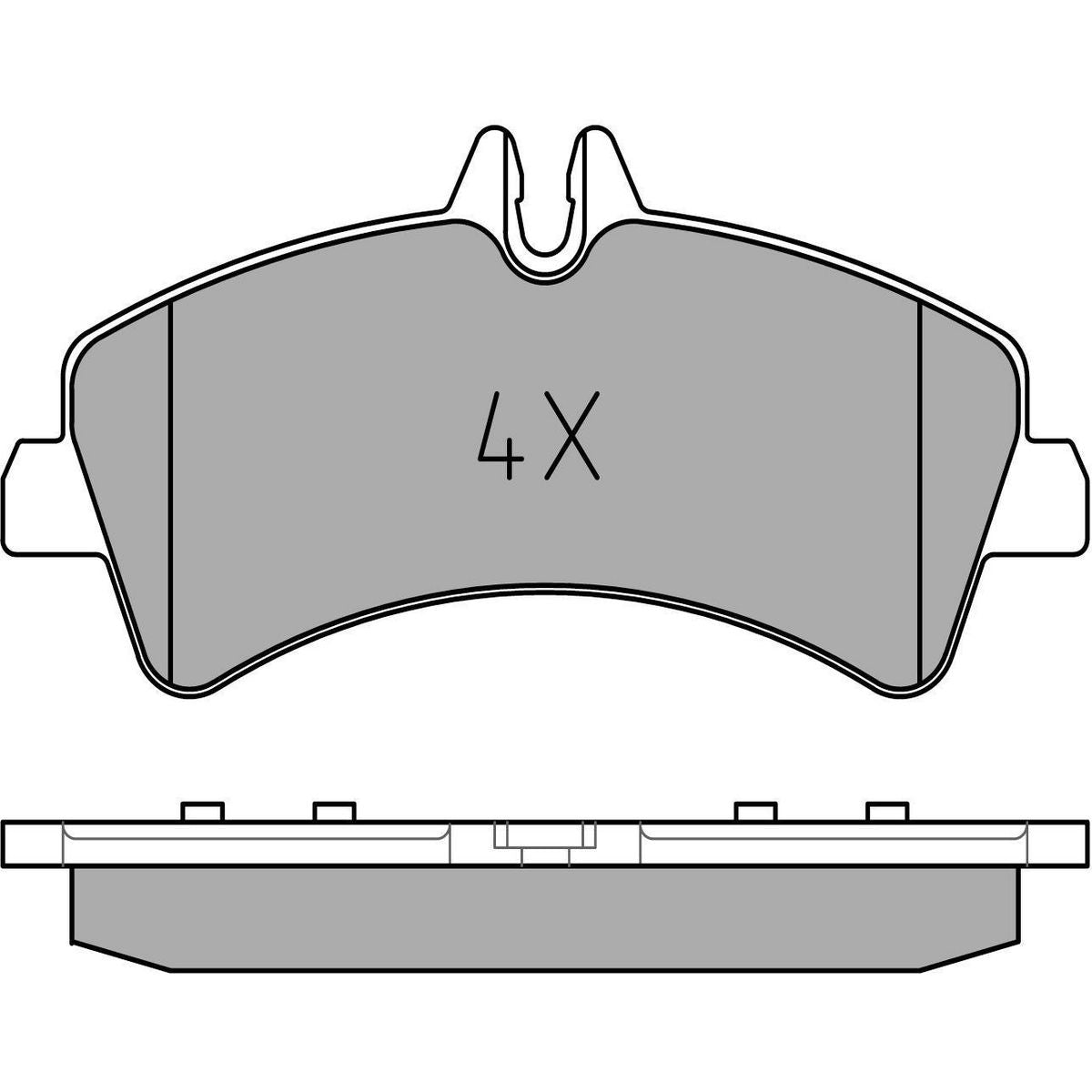 MEYLE Original Brake Pad Set Rear 025 292 1720