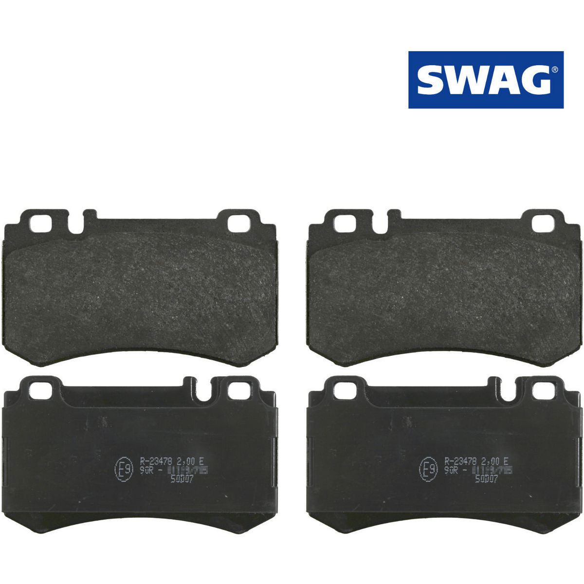 SWAG Brake Pad Rear Set 10 91 6475