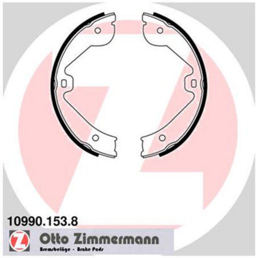 Zimmermann Park Brake Shoe Set 10990.153.8