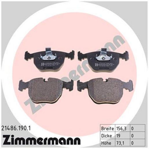 Zimmermann Brake Pad Front Set 21486.190.1