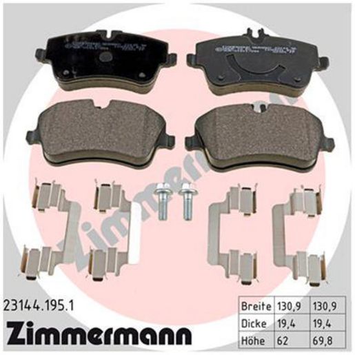 Zimmermann Brake Pad Front Set 23144.195.1