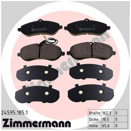 Zimmermann Brake Pad Front Set 24595.185.1