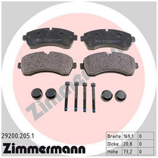 Zimmermann Brake Pad Front Set 29200.205.1