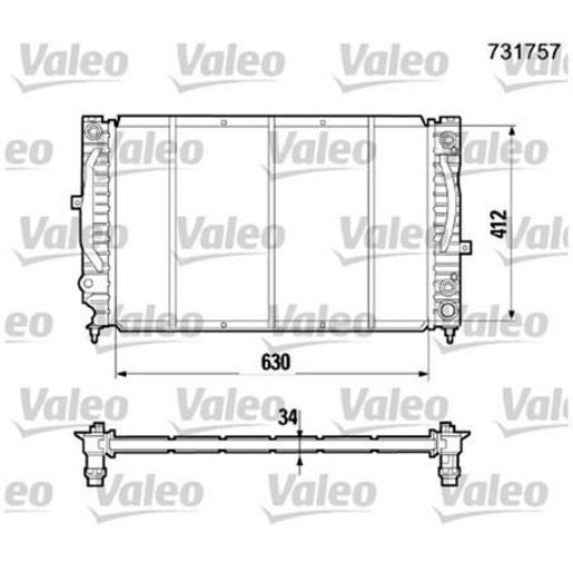 Valeo Radiator 731757