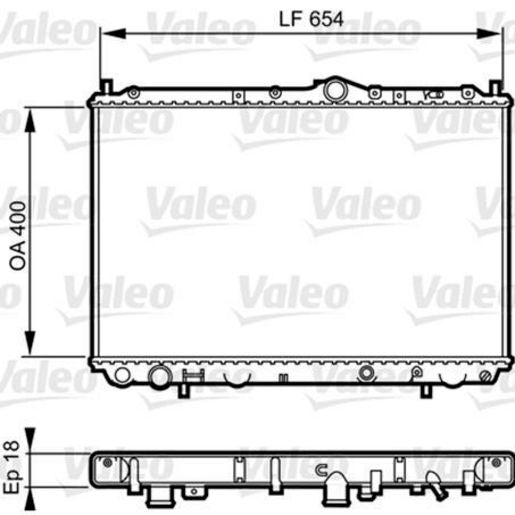 Valeo Radiator 732524