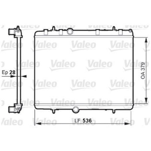 Valeo Radiator 735608