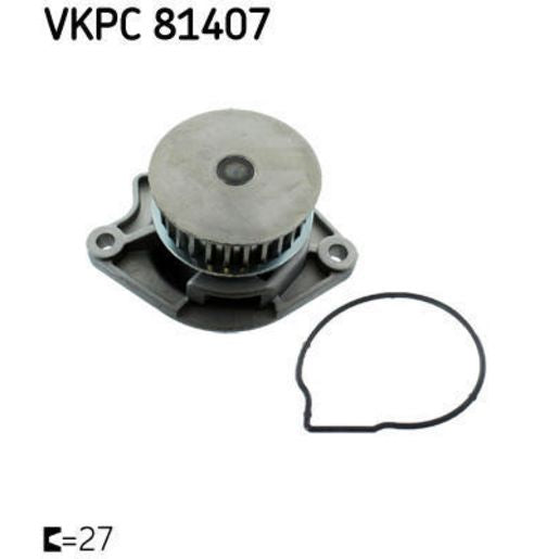 SKF Water Pump VKPC 81407