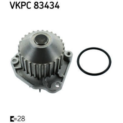 SKF Water Pump VKPC 83434