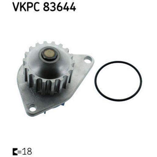 SKF Water Pump VKPC 83644