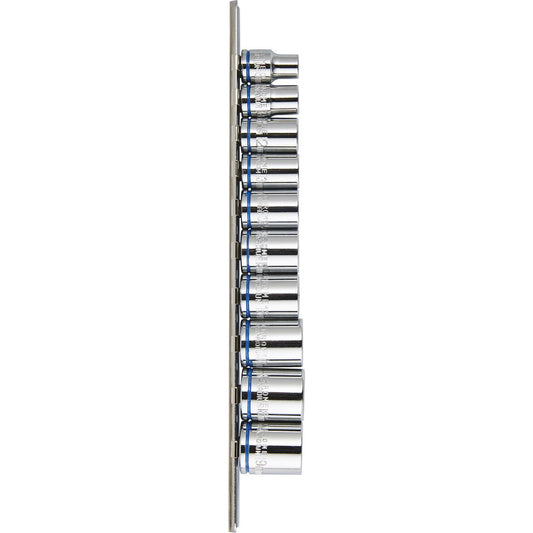 Mechpro Socket Rail Set Metric 3/8In Drive 10pc