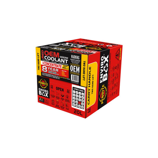 Penrite 8 Year 500,000km Red Coolant Concentrate Enviro Box 20L