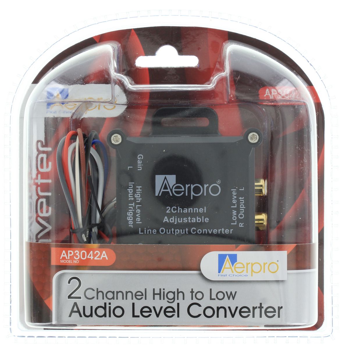 Aerpro 2-Channel Line Output Converter 12V AP3042A