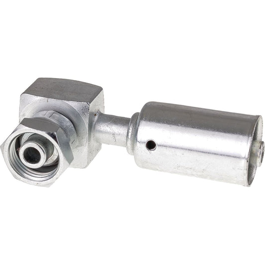 OEX Steel Fitting #6 fits Beadlock Short Drop #6 90 Degree SFX1321SD