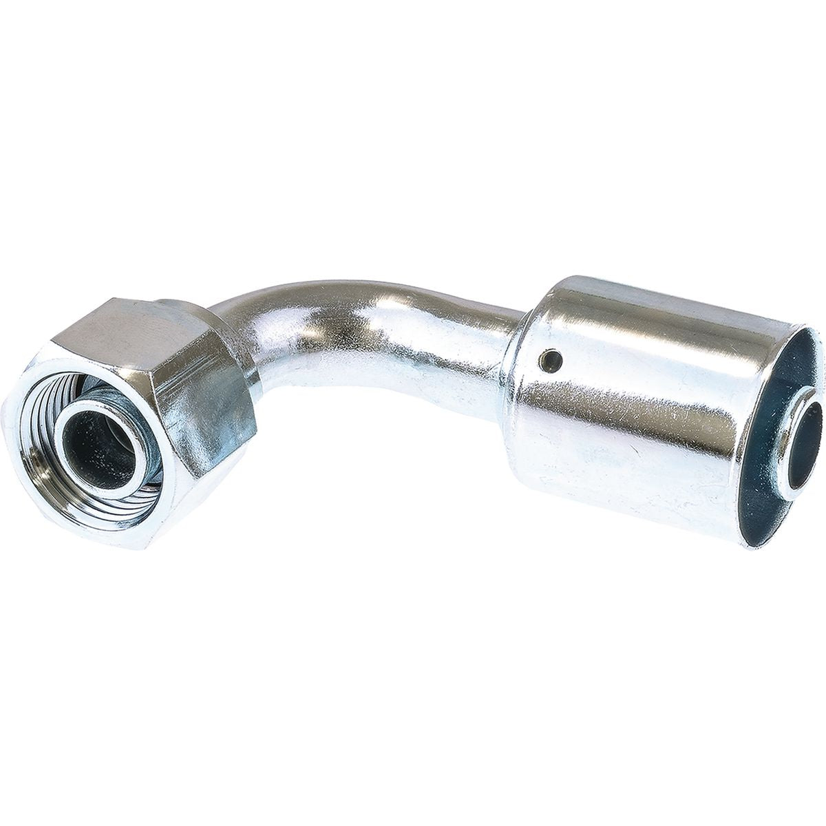 OEX Steel Fitting #10 fits Beadlock Step Up #12 90 Degree SFX1327