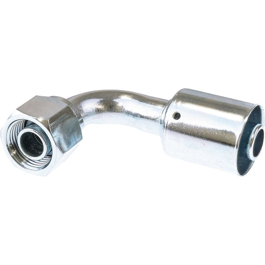 OEX Steel Fitting #10 fits Beadlock Step Up #12 90 Degree SFX1327