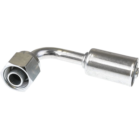 OEX Steel Fitting #8 fits Beadlock Step Down #6 90 Degree SFX1328