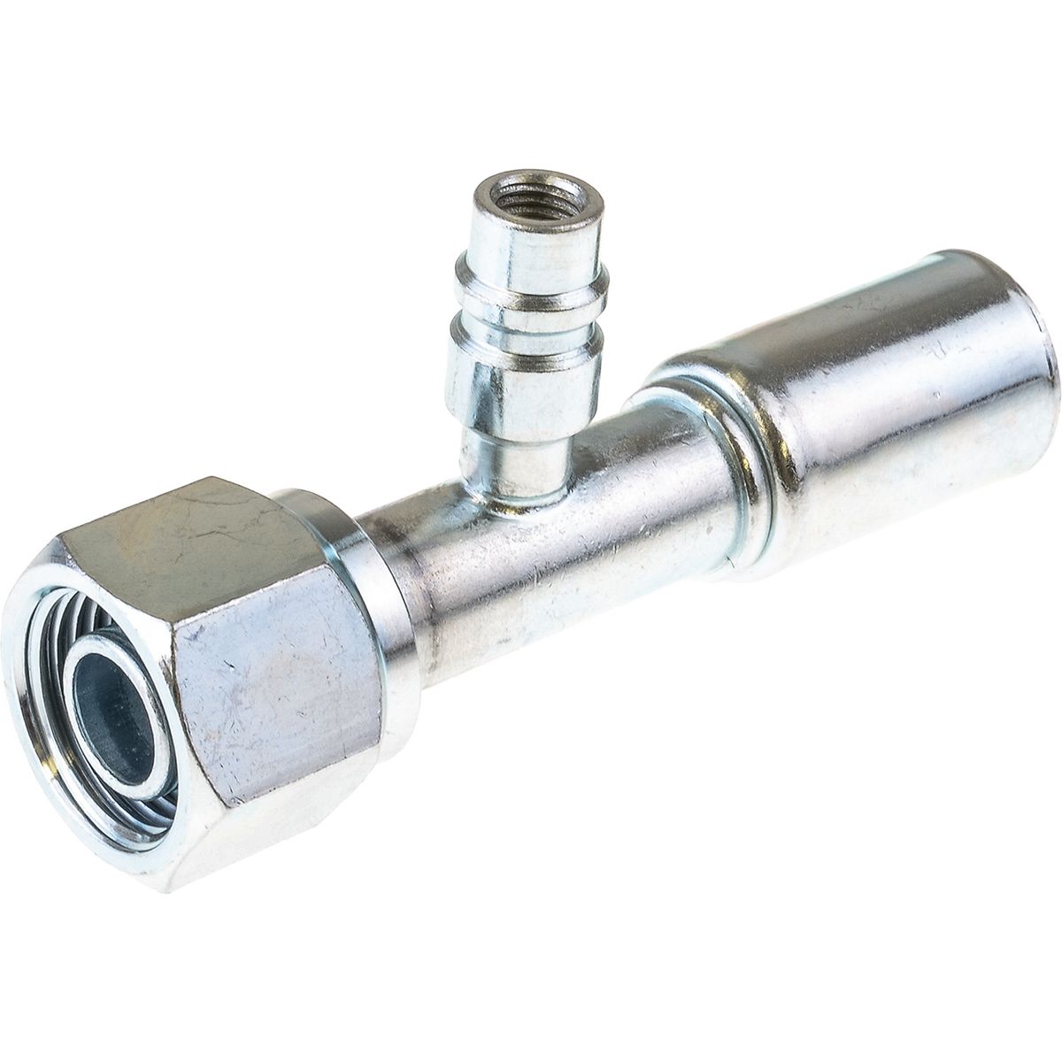 OEX Steel Fitting #10 fits Reduced Beadlock #10 Straight w/ R134a Port RSX1303-3