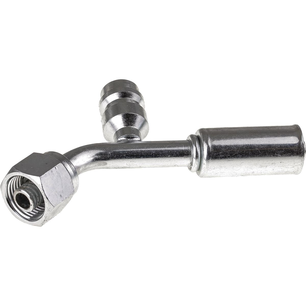 OEX Steel Fitting #6 fits Reduced Beadlock #6 45 Degree w/ R134a Port RSX1311-3