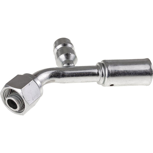 OEX Steel Fitting #8 fits Reduced Beadlock #8 45 Degree w/ R134a Port RSX1312-3