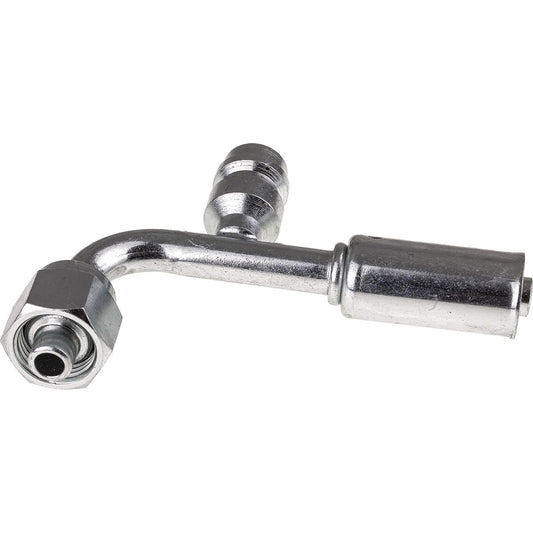 OEX Steel Fitting #6 fits Reduced Beadlock #6 90 Degree w/ R134a Port RSX1321-3