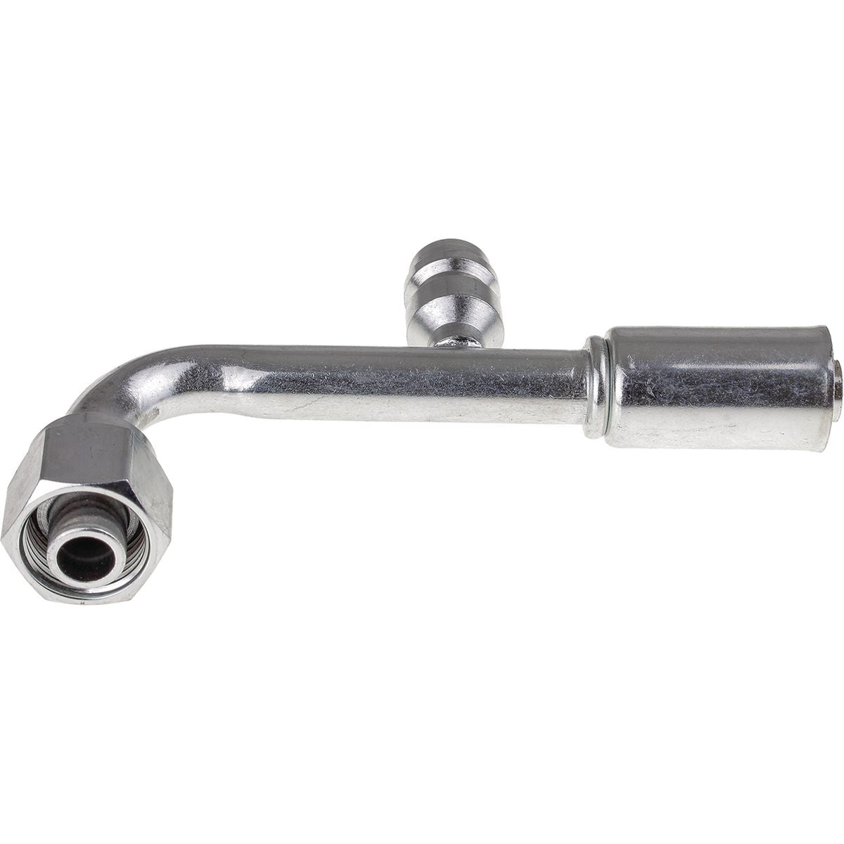 OEX Steel Fitting #8 fits Reduced Beadlock #8 90 Degree w/ R134a Port RSX1322-3