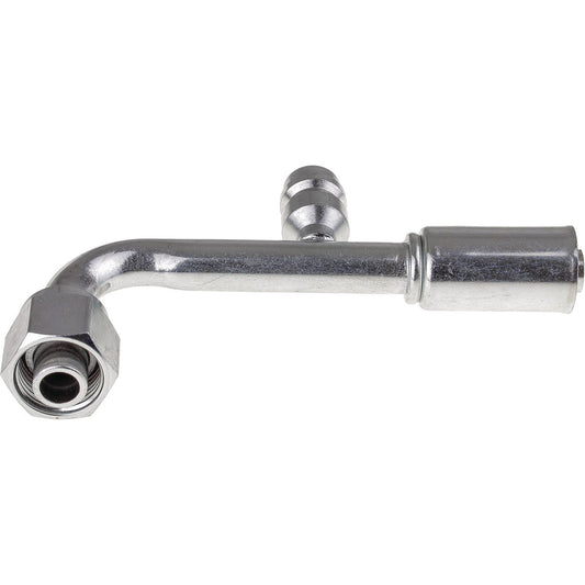 OEX Steel Fitting #8 fits Reduced Beadlock #8 90 Degree w/ R134a Port RSX1322-3
