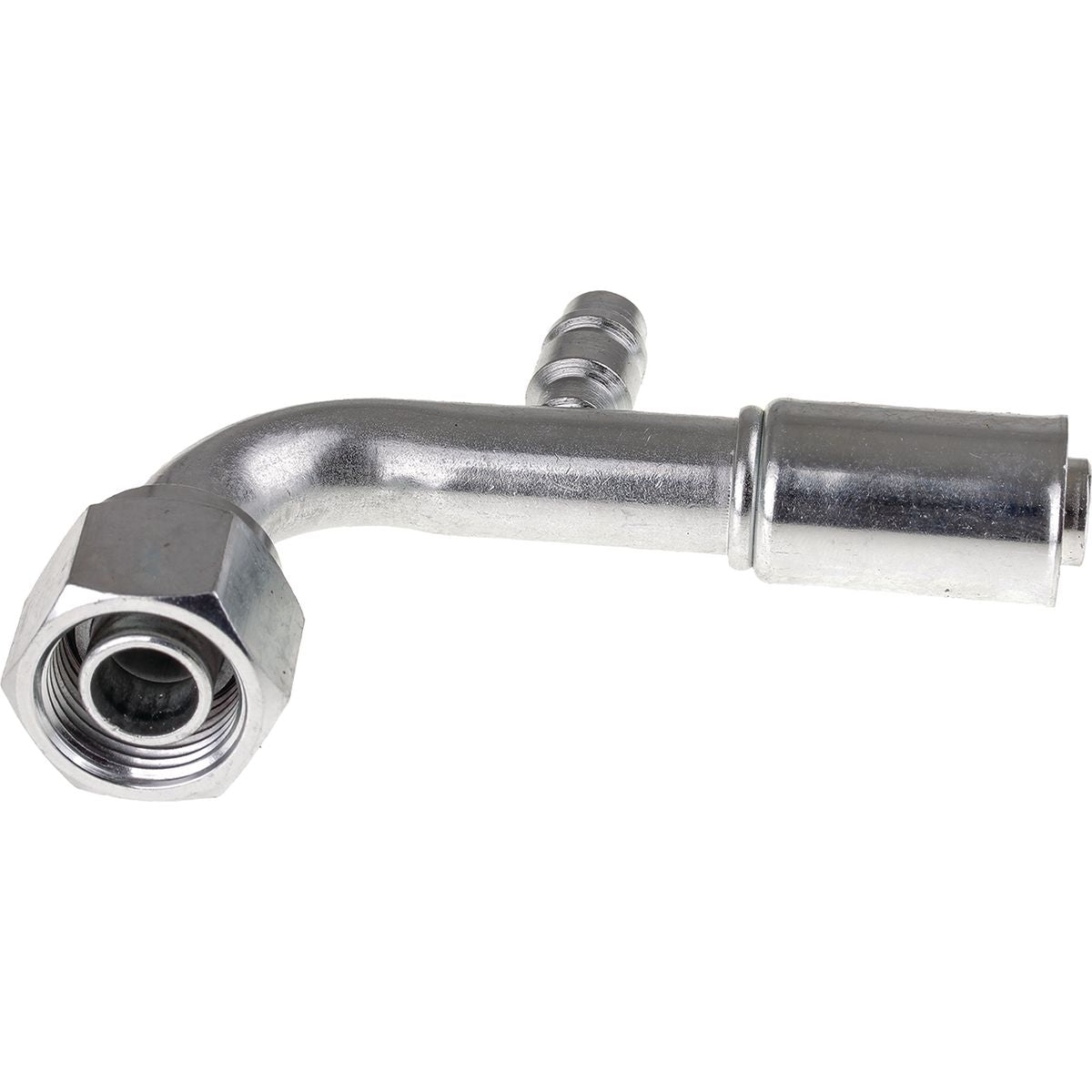 OEX Steel Fitting #10 fits Reduced Beadlock #10 90 Degree w/ R134a Port RSX1323-3