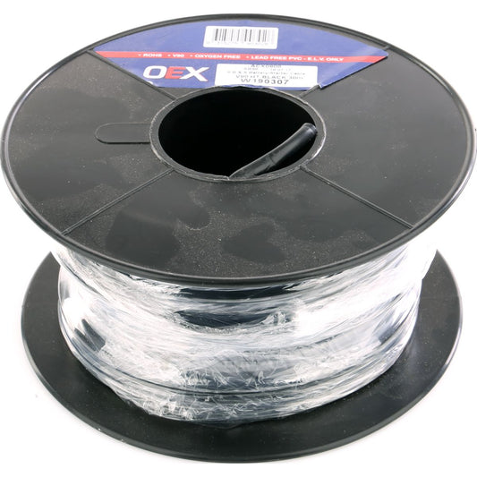 OEX 8 B&S Single Core Battery Cable Black 30M Roll ACX0900