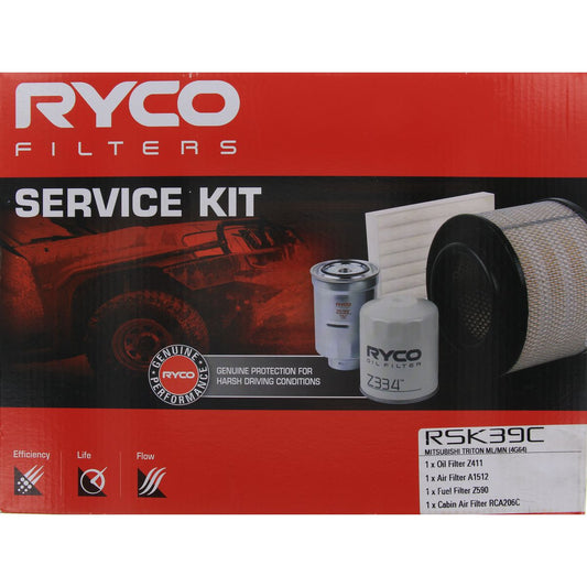 Ryco 4x4 Filter Service Kit RSK39C