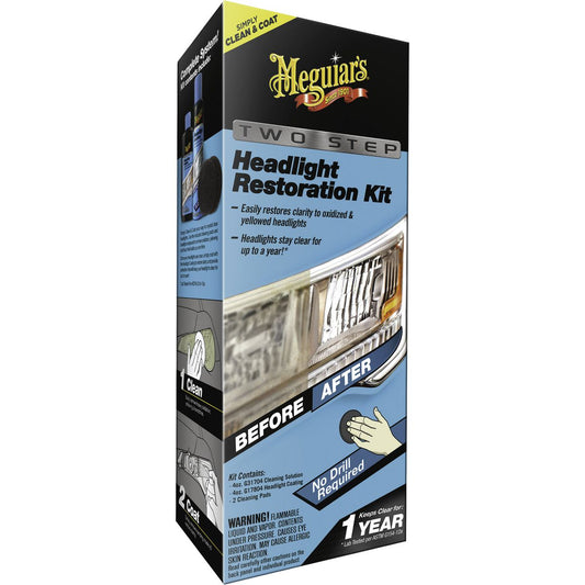 Meguiars Two Step Headlight Restoration Kit G2970