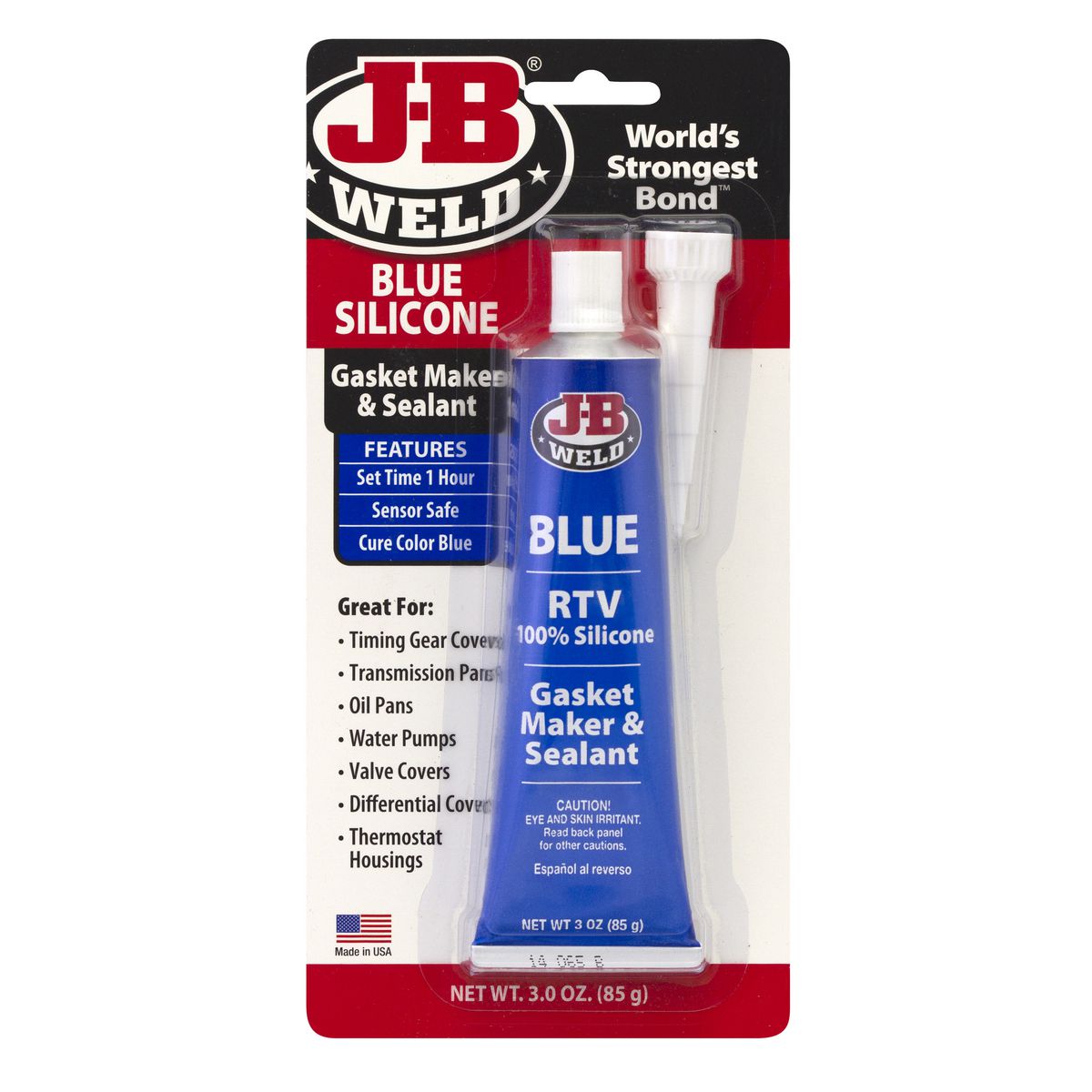 J-B Weld Blue Silicone Sealant 85g 31316